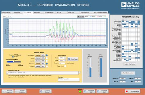 EVAL-ADXL313-SDP User Guide [Analog Devices Wiki]