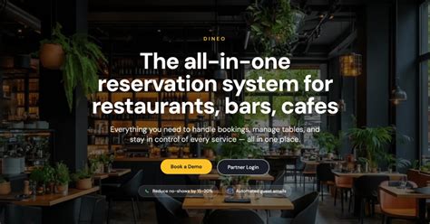 Dineo – AI Reservation & Smart Table Mapping System