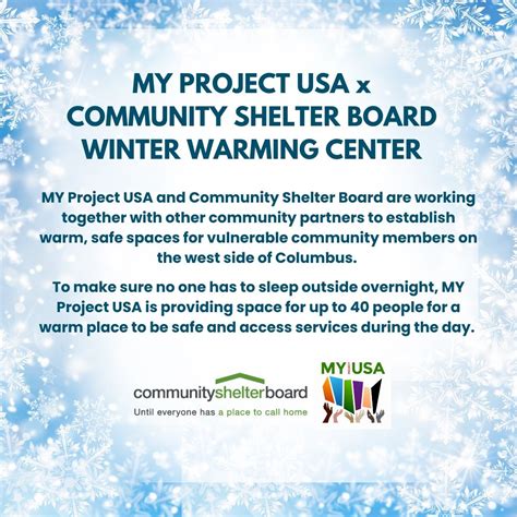 MY Project USA and Community Shelter Board are partnering up to open a ...