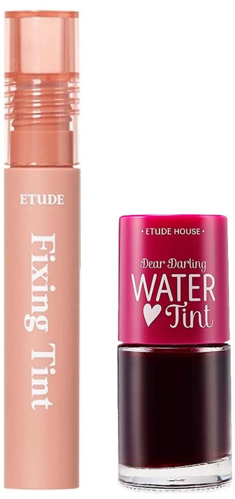 Buy ETUDE Dear Darling Water Gel Matte Lip & Cheek Tint & Fixing Tint ...