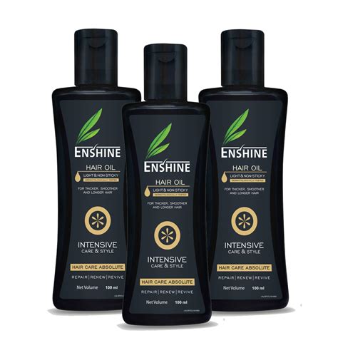 Buy Enshine Hair Oil, Pack of 3 (100ml) - Hair Oil for Hair Growth ...