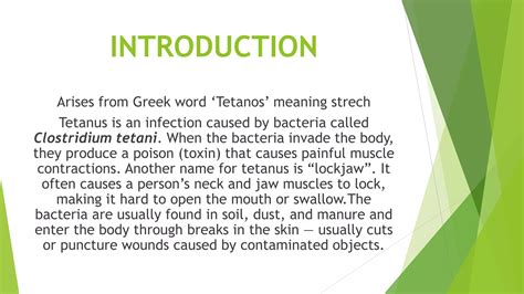 TETANUS | PPTX