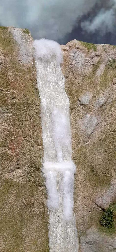 Image result for Model Railroad Waterfall Using Silicon