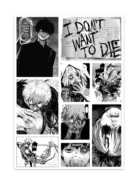 ComicSense.xyz Tokyo Ghoul Anime One Eyed Ghoul Manga Wall Posters ...