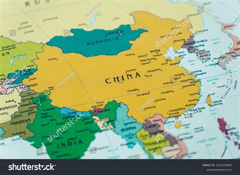Globe Map Of China