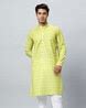 Buy Green Kurtas for Men by GLOBALRANG Online | Ajio.com