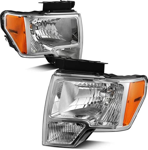 Amazon.com: WEELMOTO Headlights Assembly for 2009-2014 Ford F150 ...