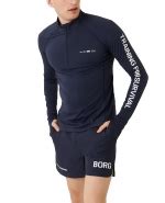 BORG MIDLAYER HALF ZIP NIGHT SKY