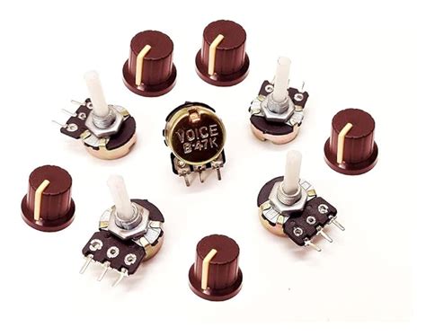 ERH India (Pack of 5 pcs) 47k Volume Control Variable Resistor ...