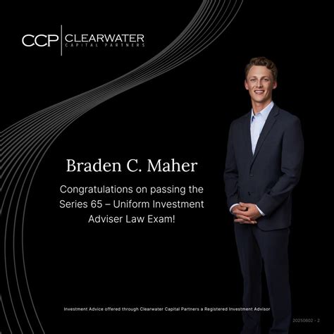 I am thrilled to share that I’ve officially passed the Series 65 exam ...