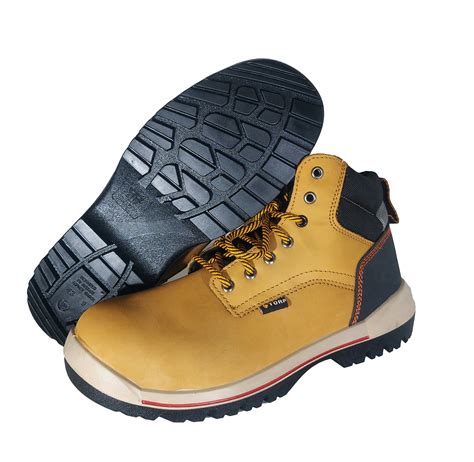 NEXA 07 S1 Safety Shoes – Nubuck Leather, Dual Density PU Sole, Steel ...