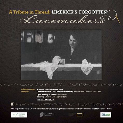 A Tribute in Thread: Limerick’s Forgotten Lacemakers, Limerick Museum ...