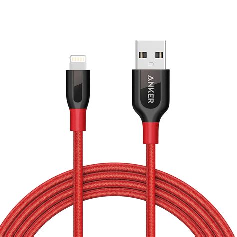 Anker Powerline+ AK-A8122091 Lightning Cable - 6 Feet (1.8 Meters ...