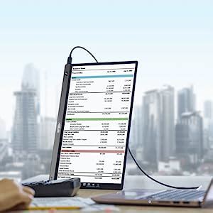 ASUS ZenScreen Touch Portable Gaming Monitor 15.6" 1080P FHD Laptop ...