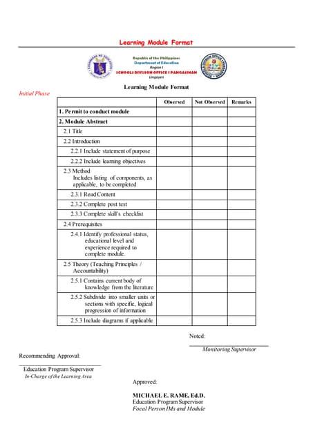 Image result for Module Format