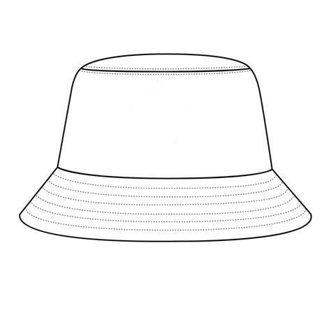 Bucket Hat Drawing Image - Drawing Skill