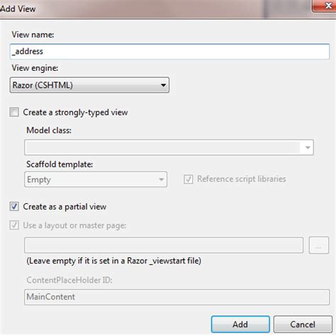 Image result for MVC Partial View Example