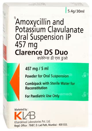 Clarence Ds Duo 457 Mg Syrup 30 Ml - Uses, Side Effects, Dosage, Price ...
