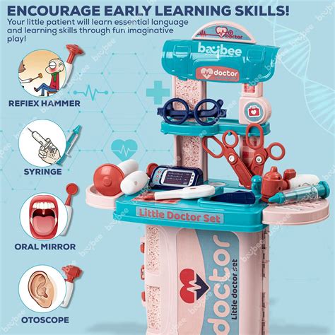Baybee Doctor Set Toy - Pretend Play Medical Accessories for Kids ...