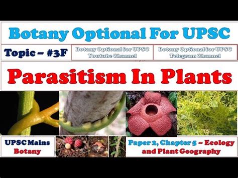 Parasitism in Plants: Concept of Communities: Ecology and Plant ...