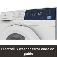 Image result for E21 Error Code Washer