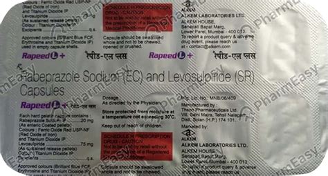 Ecorab L Capsules 10'S: Uses, Side Effects, Price & Dosage | PharmEasy