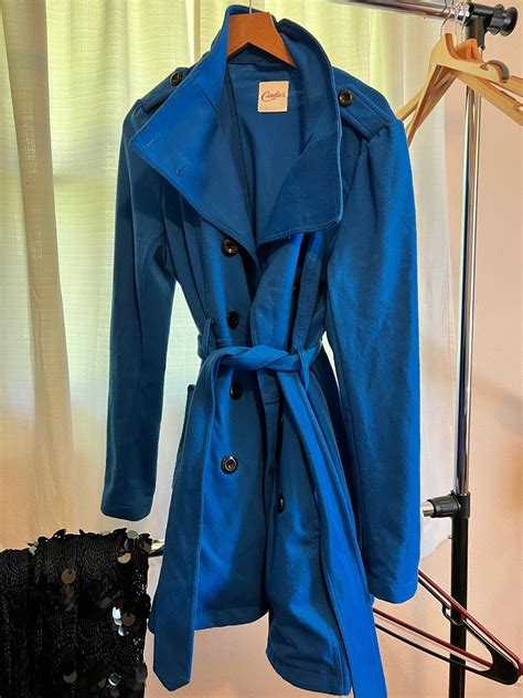 Candie's Blue Trench Coats for Women | Mercari