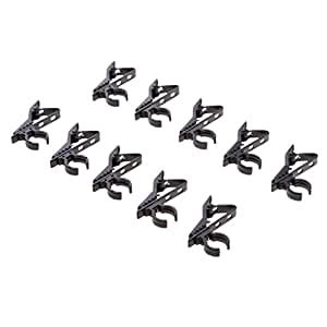 Kawn 10 Pack Metal Clip, 12mm/0.47inch Dia Lapel/Lavalier Microphone ...