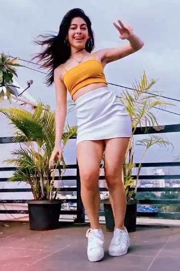 Alaya F’s strappy yellow crop top and white mini skirt is the ideal ...