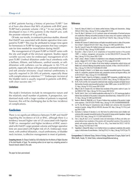 urethral stricture and bladder neck contracture with TURP | PDF