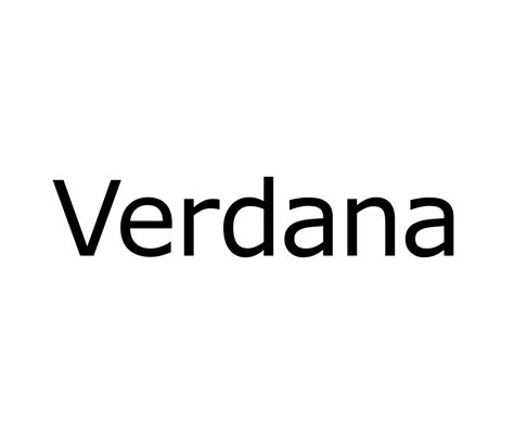 Matthew Carter. Verdana. 1996 | MoMA