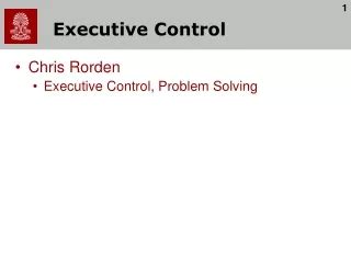Image result for Executive Control Processes