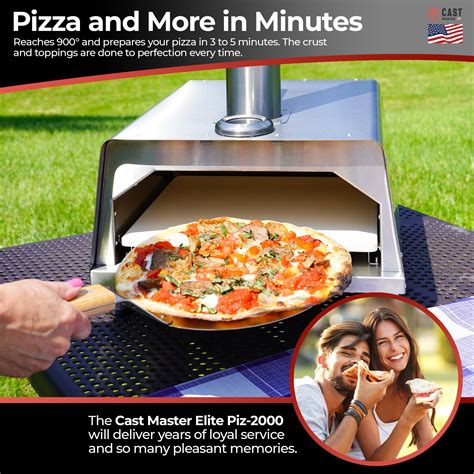 Buy Cast Master Elite PIZ-2000 Pizza Oven - Outdoor Pizza Oven for Wood ...
