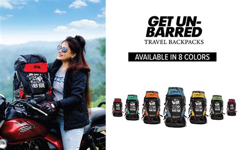 Buy mufubu Presents Get Unbarred 55 LTR Rucksack for Trekking, Hiking ...