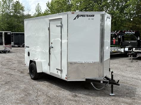 New 2026 Homesteader Trailer Intrepid 6' x 12' x 6'6" Cargo / Enclosed ...