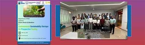 Event on Pitch Deck & Ideation in Environmental Sustainability Startups ...