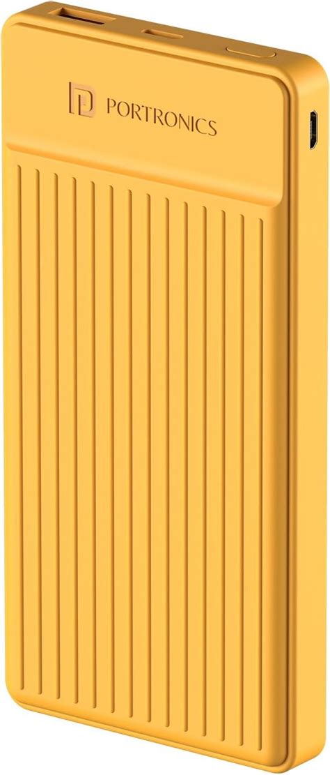 Portronics Luxcell B12 10,000mAh 12W Power Bank, Ultra Slim Power Bank ...