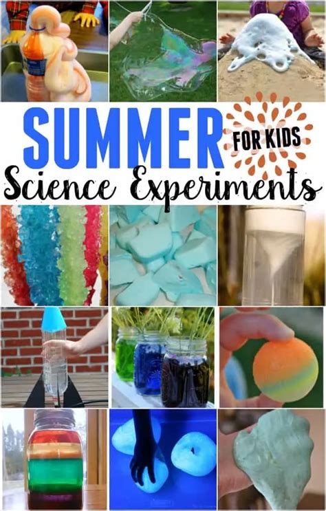Summer Science Experiments 的图像结果