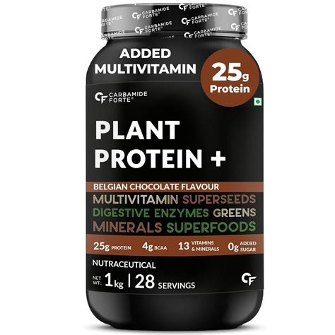 Carbamide Forte Plant Protein Powder For Men Plant Based Protein ...