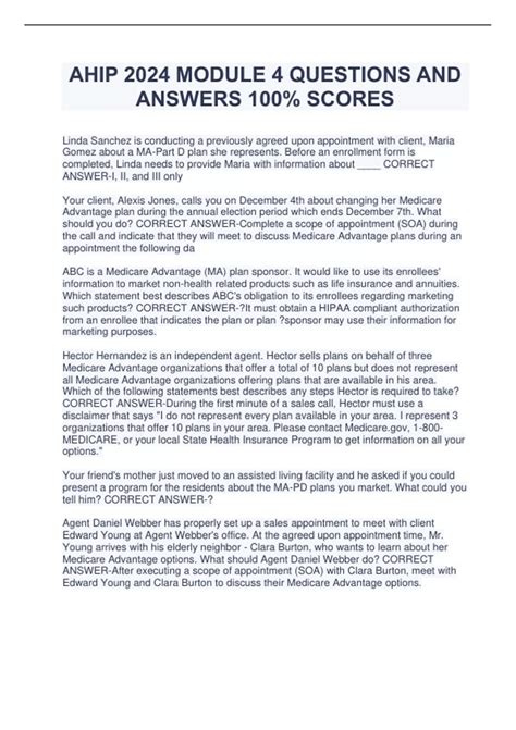 Image result for Ahip Questions Module 4