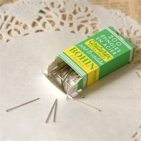 Boite épingles | couture | extra fines | bohin - A&A Patrons