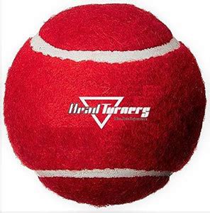 HeadTurners Heavy Weight Rubber Tennis Ball (Red) - Pack of 1 Cricket ...