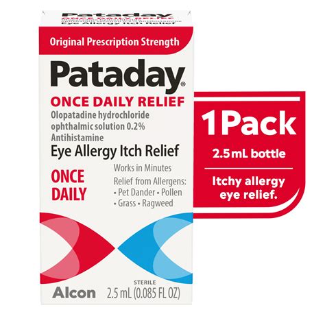 Pataday Once Daily Eye Allergy Itch Relief Eye India | Ubuy