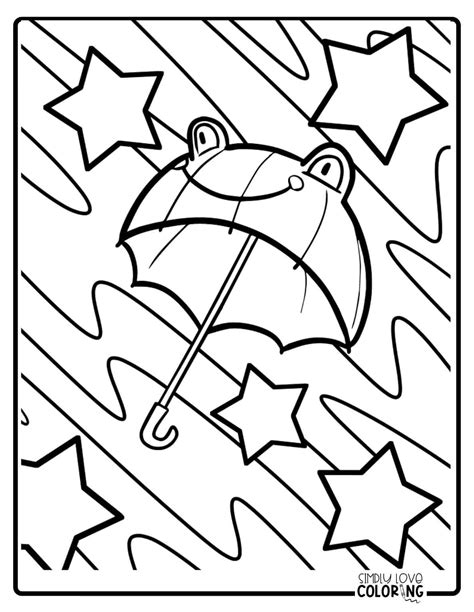 Umbrella Coloring Pages (Free PDF Printables) - Simply Love Coloring