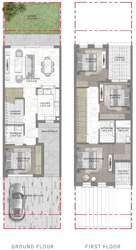 DAMAC Lagoons Mykonos Townhouses for Sale in Dubai