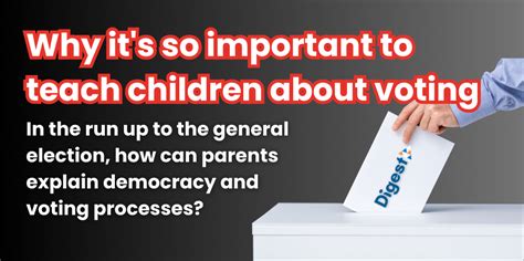 Why it's so important to teach children about voting
