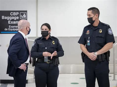DHS Secretary Alejandro Mayorkas Visits TSA and CBP Officers | U.S ...
