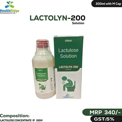 Lactolyn 200 Ml Syrup - Lactoluse Solution - HealthRidge ...