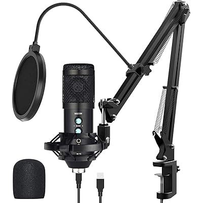 Buy Gaming Mic for PC, USB Condenser Microphone, Live Streaming Podcast ...