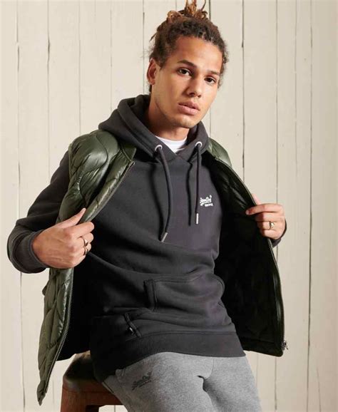 VINTAGE LOGO EMBROIDERED HOODIE